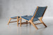 Kuta Lounger - Navy & White Lounge Chairs - 3