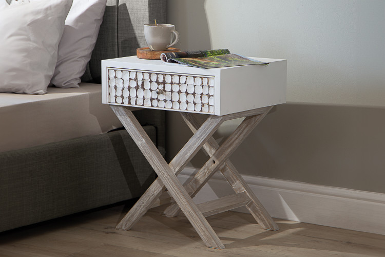 Jiba Pedestal | Bedside Table for Sale -