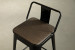 Tyce Counter Bar Chair - Black -