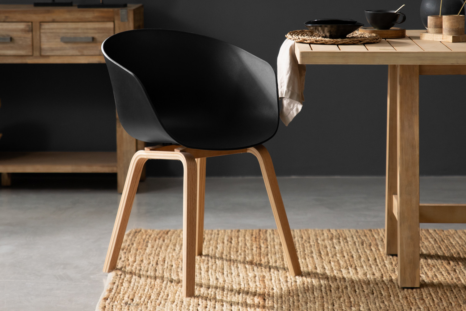 Julie Dining Chair Black Cielo