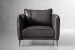 Ottavia Leather Lounge Suite - Charcoal Living Room Furniture - 3
