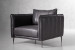 Ottavia Leather Lounge Suite - Charcoal Living Room Furniture - 5