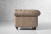 Jefferson Chesterfield Leather Armchair - Smoke Armchairs - 3