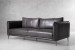 Ottavia 3 Seater Leather Couch - Charcoal 3 Seater Couches - 2