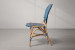 Serte' Bistro Dining Chair - Navy & White Dining Chairs - 4
