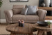Laurence 2 Seater Couch - Sandstone Fabric Couches - 1