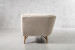 Brando 3 Seater Velvet Couch - Stone Fabric Couches - 6