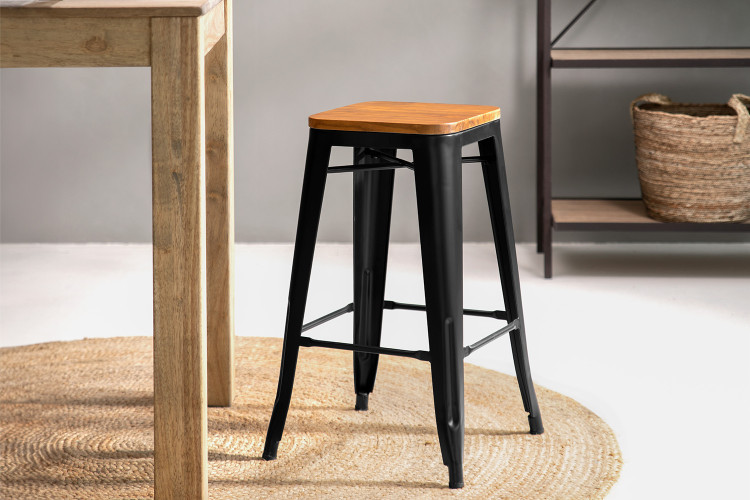 Matlin Bar Chair - Matt Black Matlin Bar Chair - 2