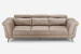 Laurence 3-Seater Couch - Sandstone Fabric Couches - 2