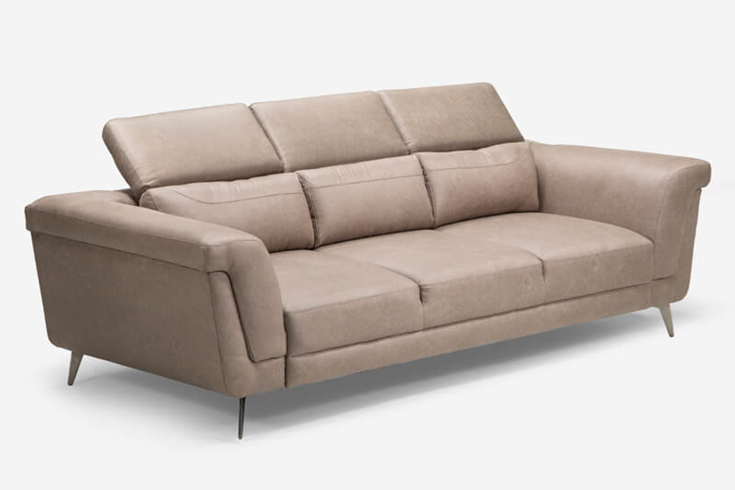 Laurence 3-Seater Couch - Sandstone For Sale | Cielo