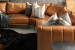 Ottavia Leather Corner Couch - Desert Tan Corner Couches - 4