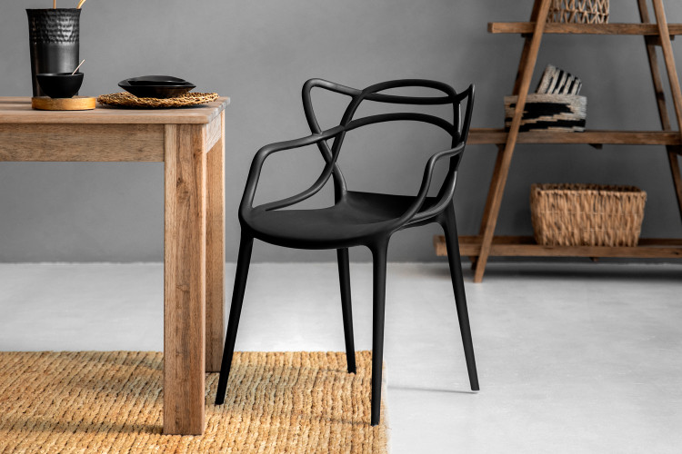 Lena Dining Chair - Black Dining Chairs - 1