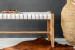 Zachary Leather Bench - White Benches - 6