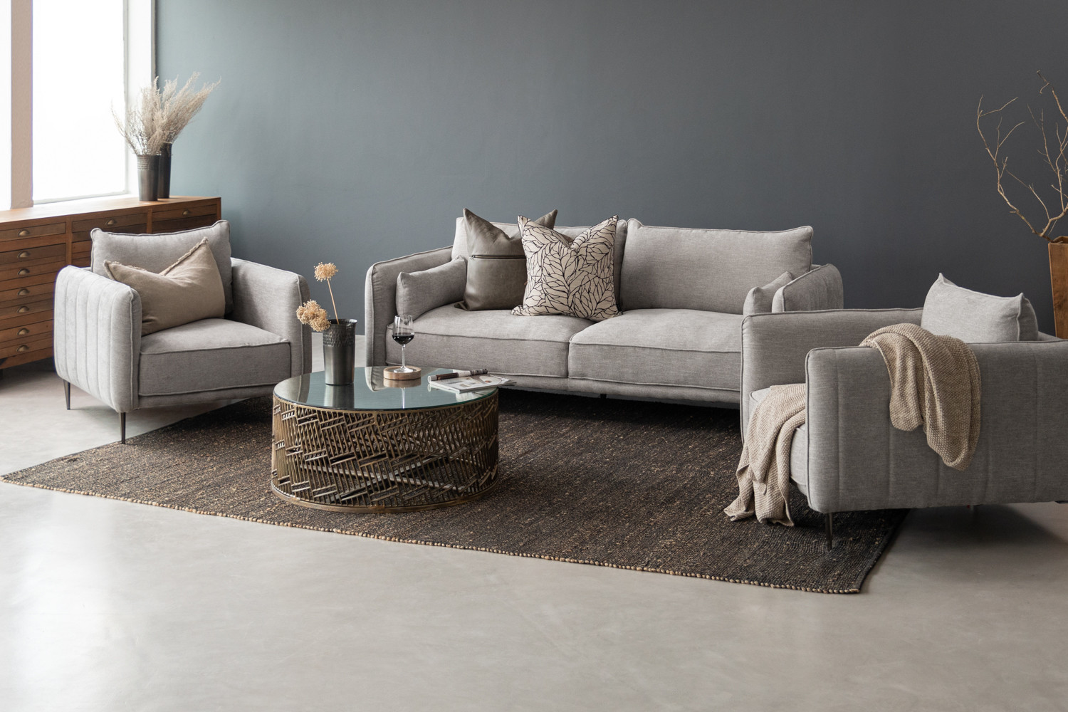 Ottavia Lounge Suite Stone Cielo