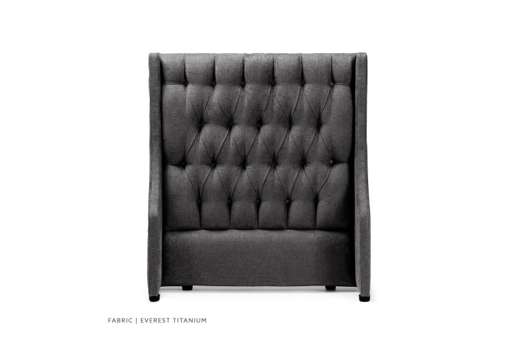 Madison - Single Headboard - Everest Titanium Single Headboards - 2