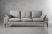 Clapton Couch - Dove Grey 3 Seater Fabric Couches - 2