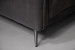 Ottavia Leather Corner Couch - Charcoal Corner Couches - 7