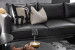Ottavia Leather L-Shape Couch - Charcoal L-Shape Couches - 5