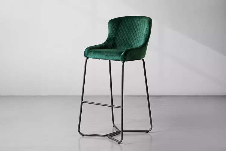 Mayfield Tall Bar Chair - Emerald Green Bar Chair Categories - 4