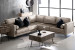 Hayden Velvet Corner Couch - Champagne -