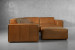 Jagger Leather Modular - Corner Couch With Ottoman - Desert Tan Leather Corner Couches - 3