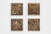 Wooden Wall Decor- Set of 4