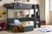 Meteor Study Bunk Bed - Charcoal Bunk Beds - 1