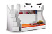 Storage Bunk Bed - White Bunk Beds - 2