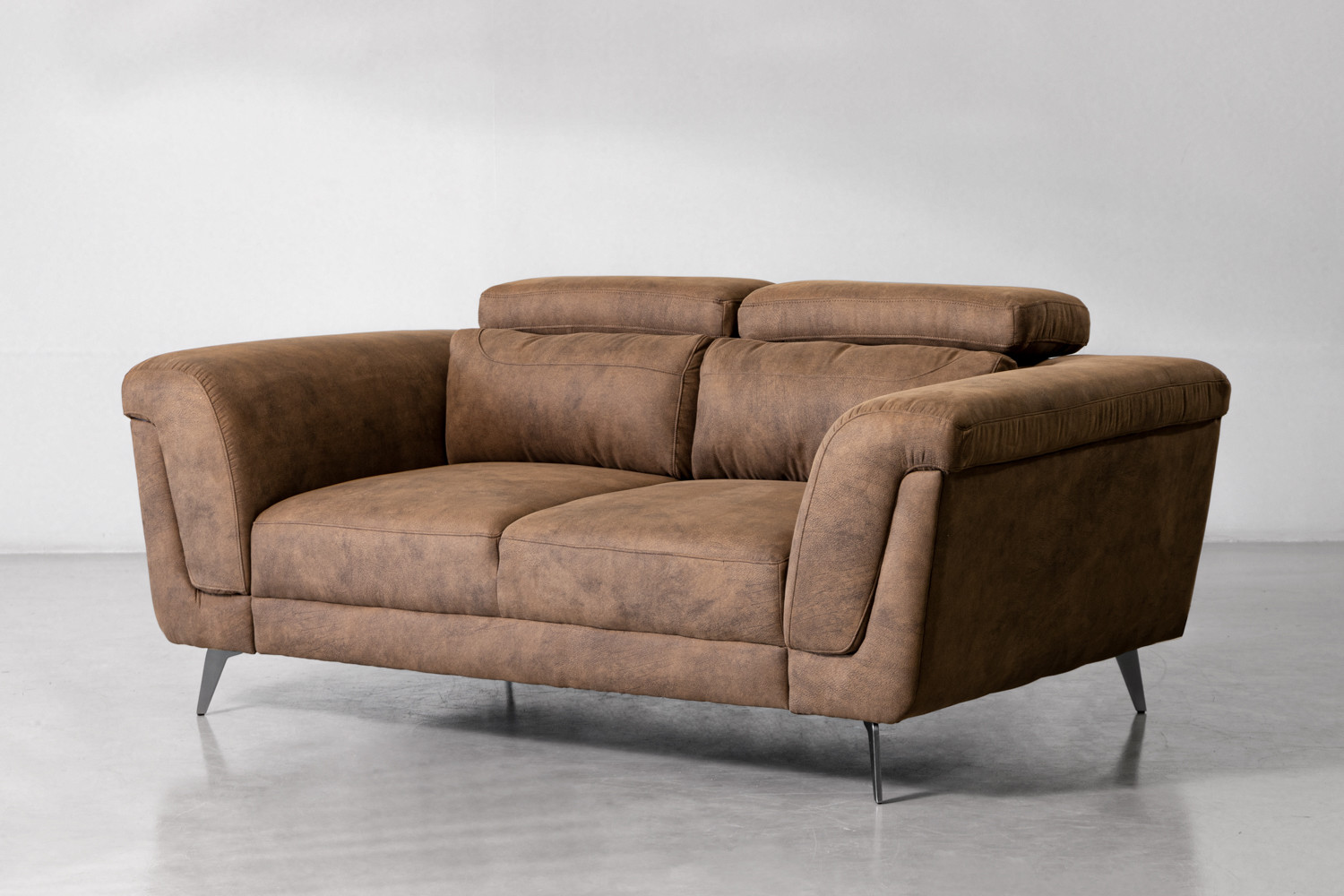 Laurence 2 Seater Couch - Mocha 2 Seater Fabric Couches - 4