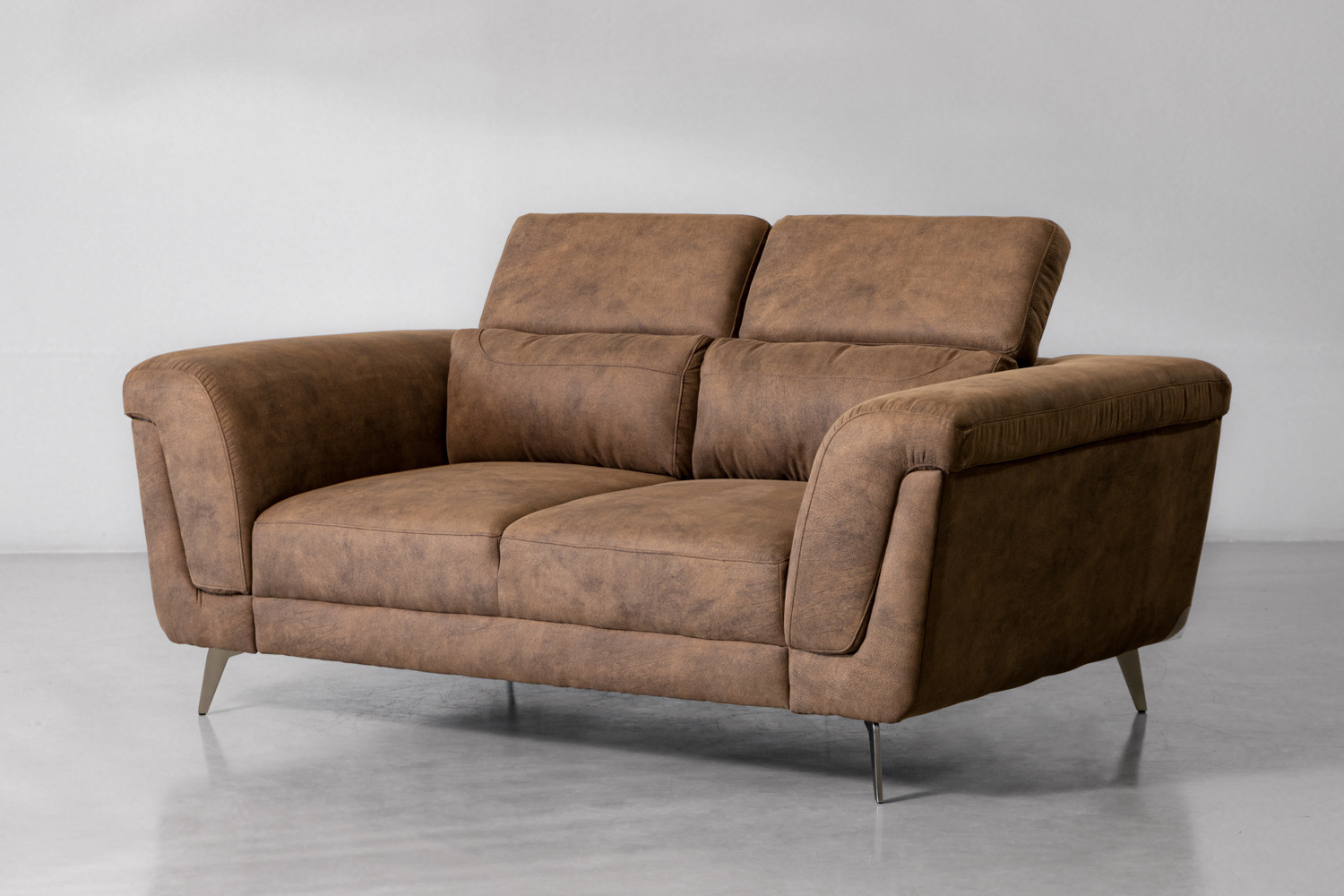 Laurence 2 Seater Couch - Mocha 2 Seater Fabric Couches - 3