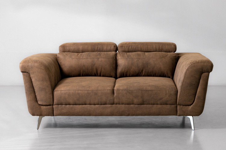 Laurence 2 Seater Couch - Mocha 2 Seater Fabric Couches - 1