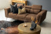 Laurence 3 Seater Couch - Mocha 3 Seater Fabric Couches - 4