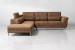 Laurence Corner Couch - Mocha Fabric Corner Couches - 3