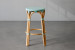 Serteˊ Bar Stool - Light Teal & White Bar & Counter Chairs - 4