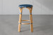 Serteˊ Bar Stool - Navy & White Bar & Counter Chairs - 4