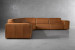 Jagger Leather Modular - Grand Corner Couch Set - Desert Tan