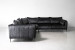 Ottavia Velvet Corner Couch - Aged Mercury Fabric Corner Couches - 5