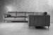 Ottavia Velvet Corner Couch - Grey Fabric Corner Couches - 5