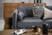 Ottavia Velvet Corner Couch - Grey Fabric Corner Couches - 2