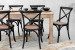 Montreal La Rochelle 8 Seater Dining Set - Rustic Black - 2.4m 8 Seater Dining Sets - 5