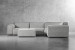 Jagger Modular - Corner Couch With Ottoman - Mist Fabric Corner Couches - 12