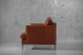 Remington 2-Seater Leather Couch - Burnt Tan 2 Seater Leather Couches - 4