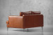 Remington 2-Seater Leather Couch - Burnt Tan 2 Seater Leather Couches - 5