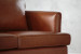 Remington 3-Seater Leather Couch - Burnt Tan 3 Seater Leather Couches - 3