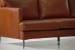 Remington 3-Seater Leather Couch - Burnt Tan 3 Seater Leather Couches - 4