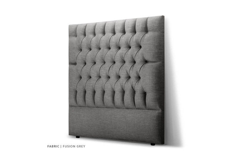 Catherine DB Headboard - Queen - Fusion Grey Queen Headboards - 1