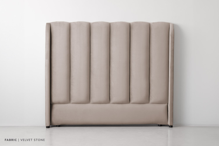 Corina Headboard - King - Velvet Stone Headboard Sale - 2