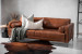 Hayden 3 Seater Leather Couch - Burnt Tan 3 Seater Leather Couches - 3
