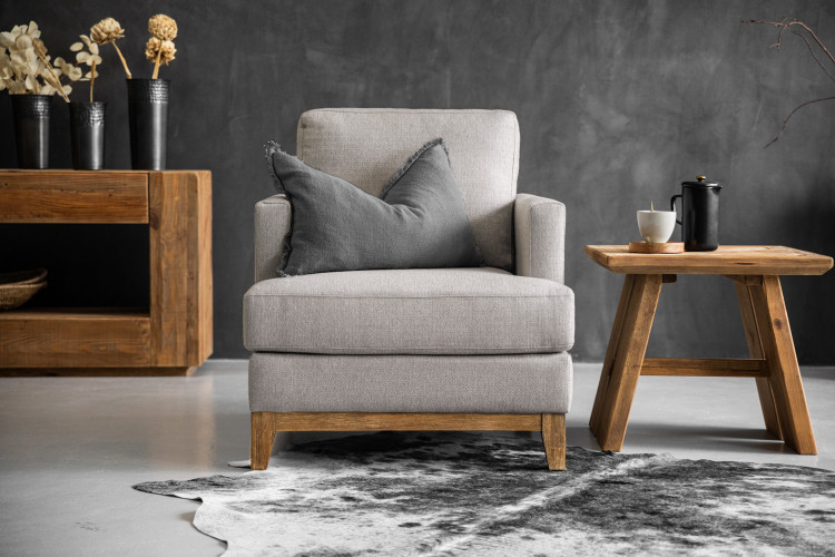 Easton Armchair - Flint Fabric Armchairs - 1