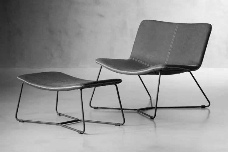 Halo Lounge Chair - Storm Grey Lounge Chairs - 1